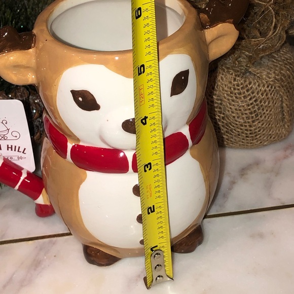 🎄NWT🎄 Sleigh Hill Trading Co. Reindeer Ceramic Mug - Picture 5 of 6